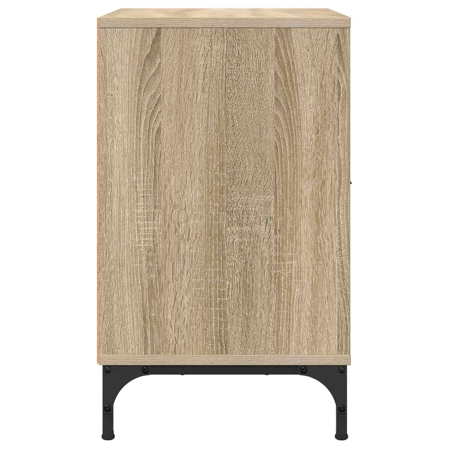 vidaXL Bedside Cabinet with Drawer 2 pcs Sonoma oak 49 x 36 x 61 cm