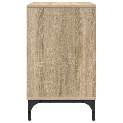 vidaXL Bedside Cabinet with Drawer 2 pcs Sonoma oak 49 x 36 x 61 cm