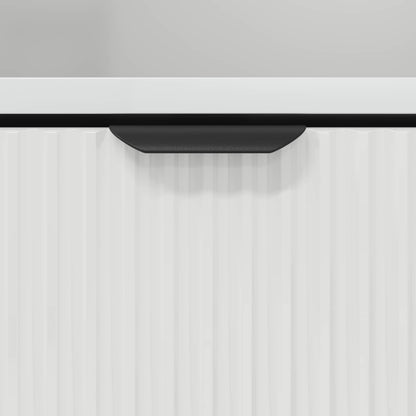 vidaXL Bedside Cabinet 2 pcs High gloss white 49 x 36 x 61 cm