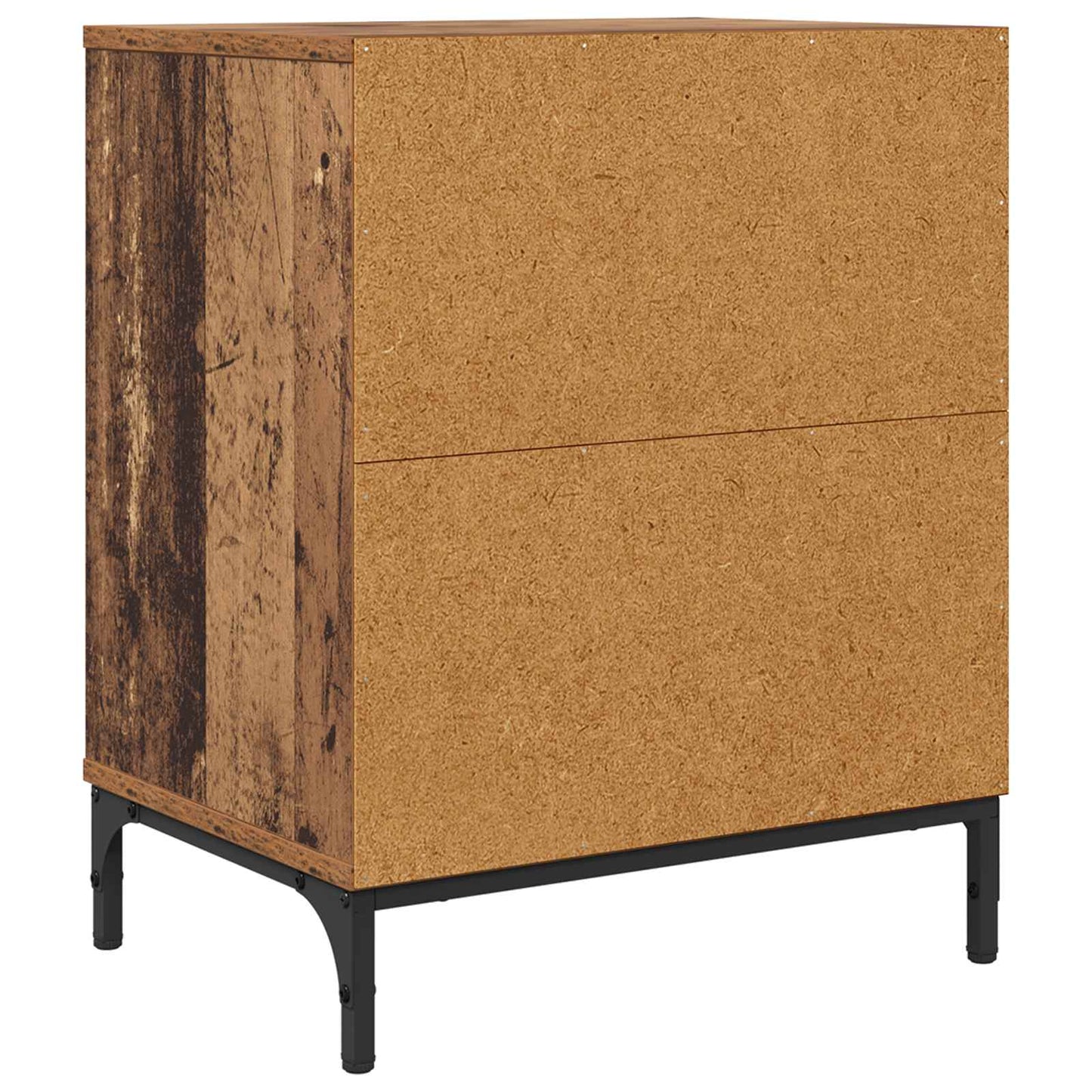 vidaXL Bedside Cabinet Old wood 49 x 36 x 61 cm Engineered wood