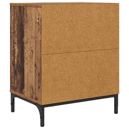 vidaXL Bedside Cabinet Old wood 49 x 36 x 61 cm Engineered wood