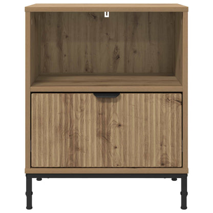 vidaXL Bedside Cabinet Artisan oak 49 x 36 x 61 cm Engineered wood