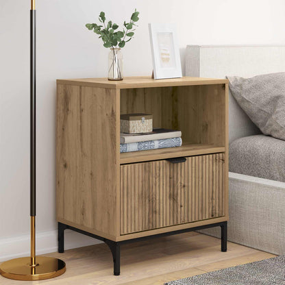vidaXL Bedside Cabinet 2 pcs Artisan oak 49 x 36 x 61 cm