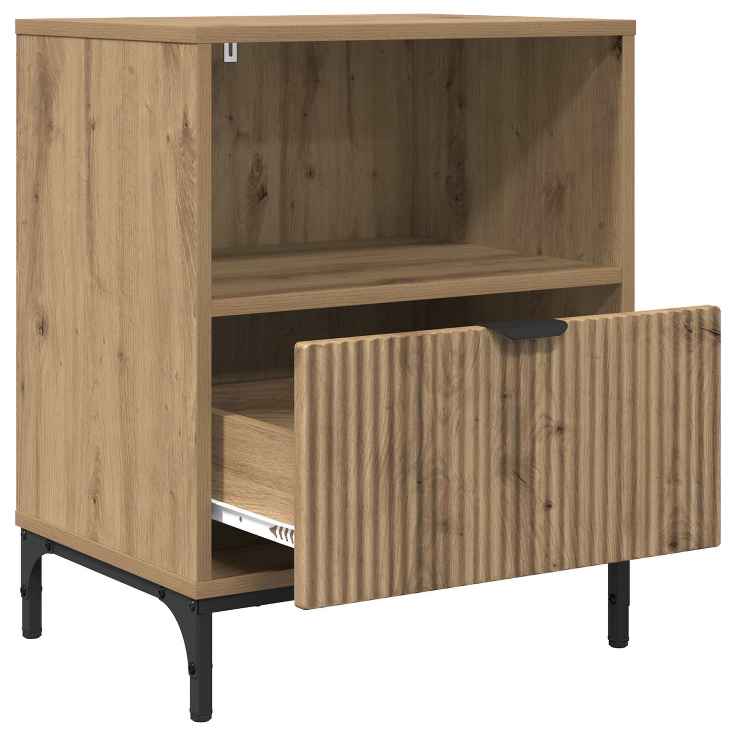 vidaXL Bedside Cabinet 2 pcs Artisan oak 49 x 36 x 61 cm