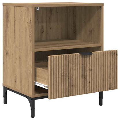 vidaXL Bedside Cabinet 2 pcs Artisan oak 49 x 36 x 61 cm
