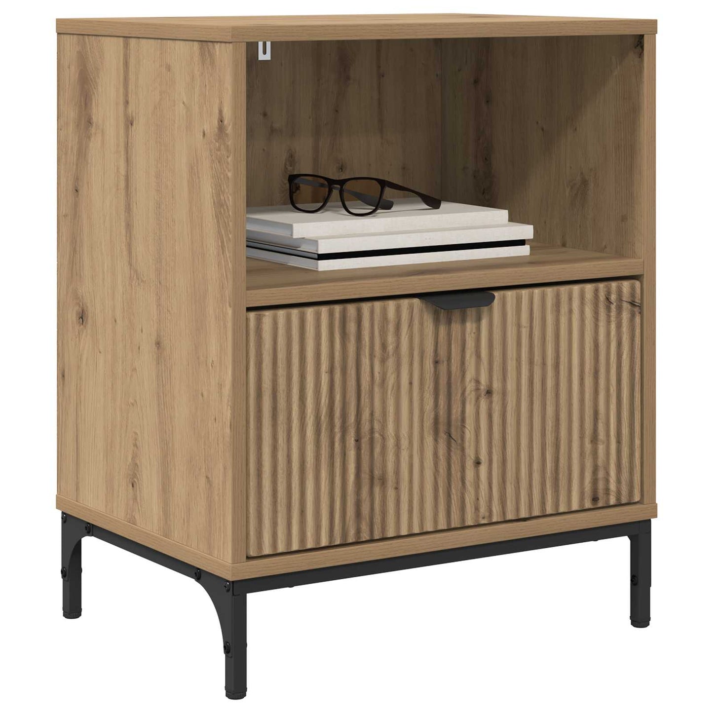 vidaXL Bedside Cabinet 2 pcs Artisan oak 49 x 36 x 61 cm