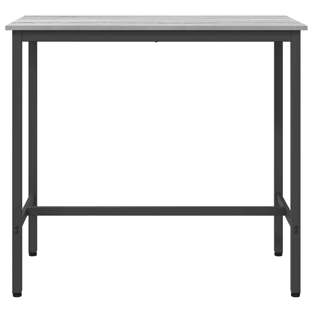 vidaXL Table Grey Sonoma 100 x 50 x 90.5 cm Engineered Wood and Steel