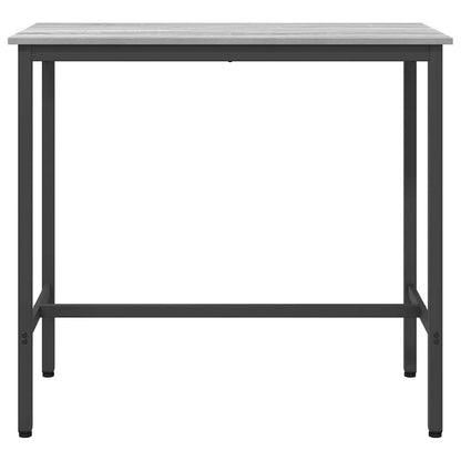 vidaXL Table Grey Sonoma 100 x 50 x 90.5 cm Engineered Wood and Steel