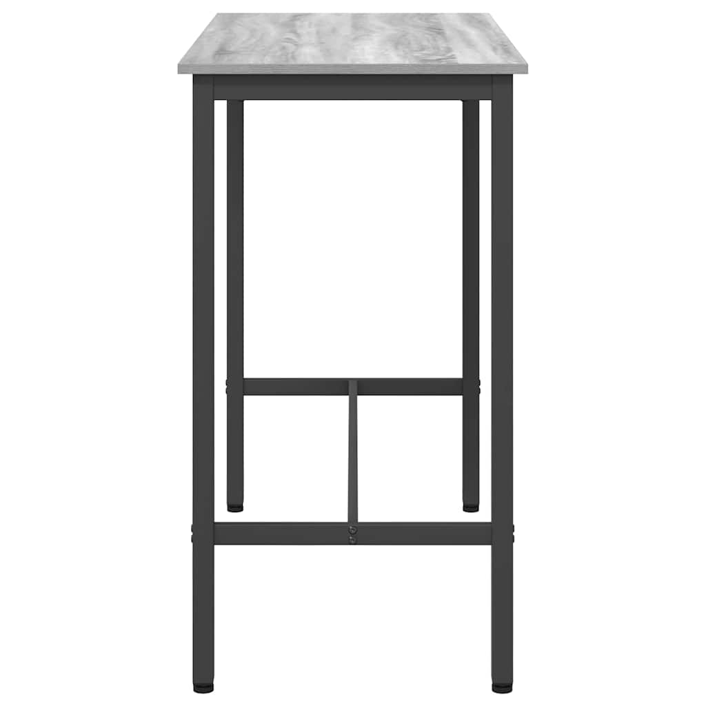 vidaXL Table Grey Sonoma 100 x 50 x 90.5 cm Engineered Wood and Steel
