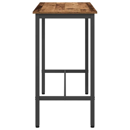 vidaXL Table Old Wood 100 x 50 x 90.5 cm Engineered Wood and Steel