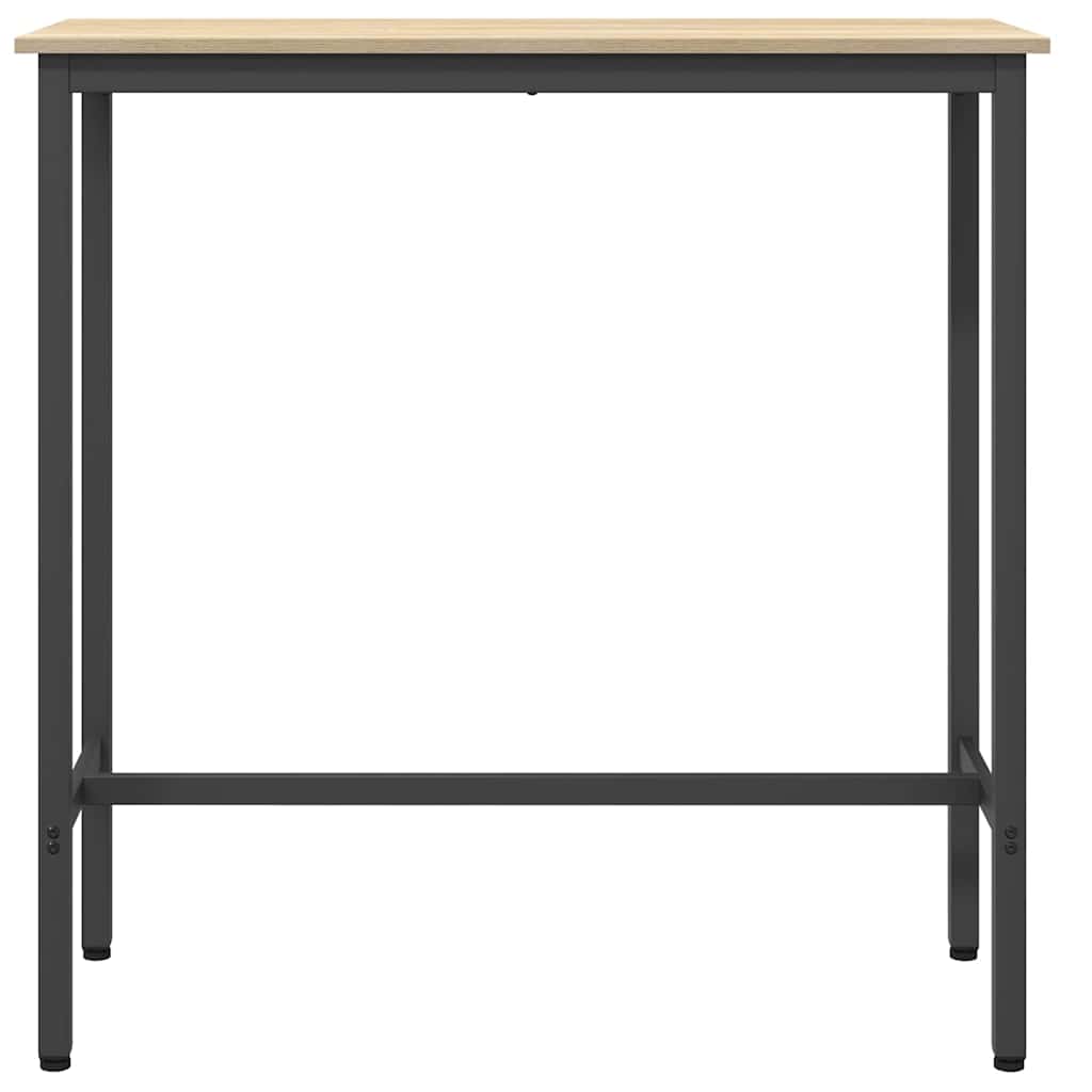 vidaXL Table Sonoma Oak 100 x 40 x 100.5 cm Engineered Wood and Steel