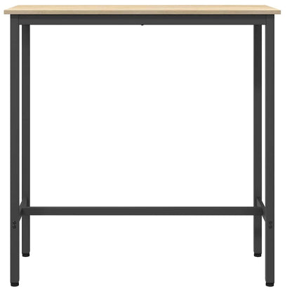 vidaXL Table Sonoma Oak 100 x 40 x 100.5 cm Engineered Wood and Steel