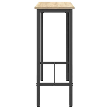 vidaXL Table Sonoma Oak 100 x 40 x 100.5 cm Engineered Wood and Steel