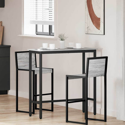 vidaXL Table Grey Sonoma 100 x 40 x 100.5 cm Engineered Wood and Steel