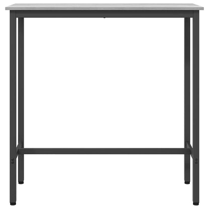 vidaXL Table Grey Sonoma 100 x 40 x 100.5 cm Engineered Wood and Steel