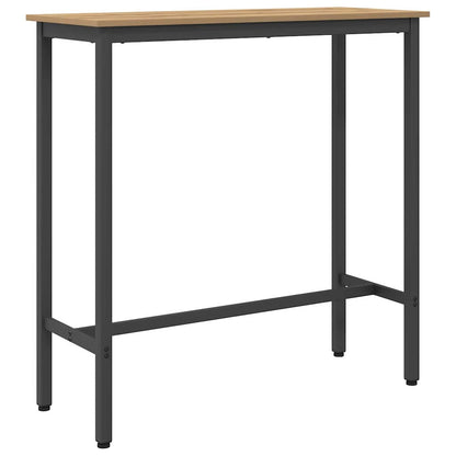 vidaXL Table Artisan Oak 100 x 50 x 90.5 cm Engineered Wood and Steel