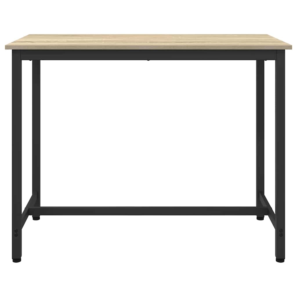 vidaXL Table Sonoma Oak 100 x 50 x 76.5 cm Engineered Wood and Steel