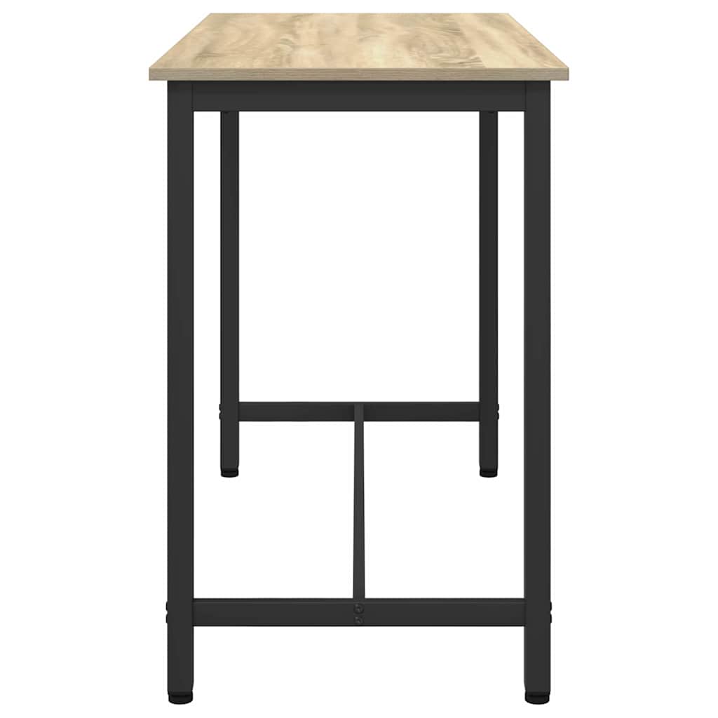 vidaXL Table Sonoma Oak 100 x 50 x 76.5 cm Engineered Wood and Steel