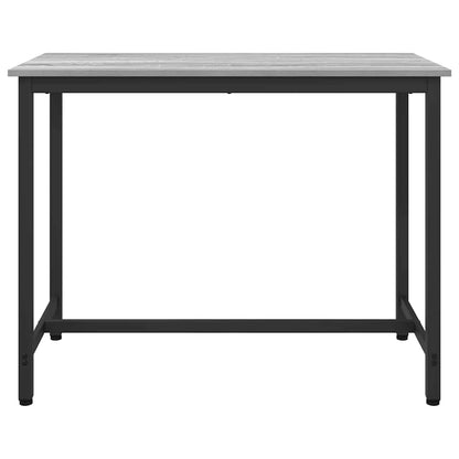 vidaXL Table Grey Sonoma 100 x 50 x 76.5 cm Engineered Wood and Steel