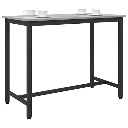 vidaXL Table Grey Sonoma 100 x 50 x 76.5 cm Engineered Wood and Steel