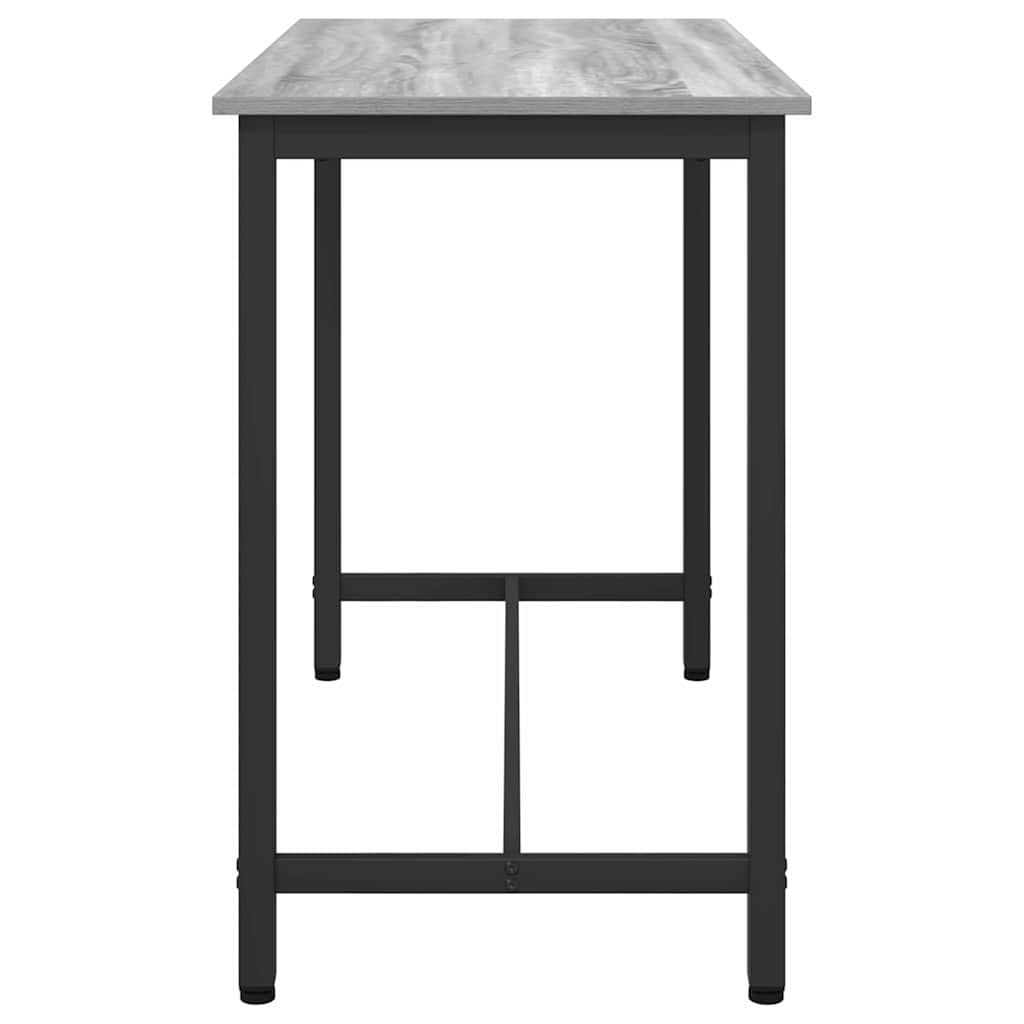 vidaXL Table Grey Sonoma 100 x 50 x 76.5 cm Engineered Wood and Steel