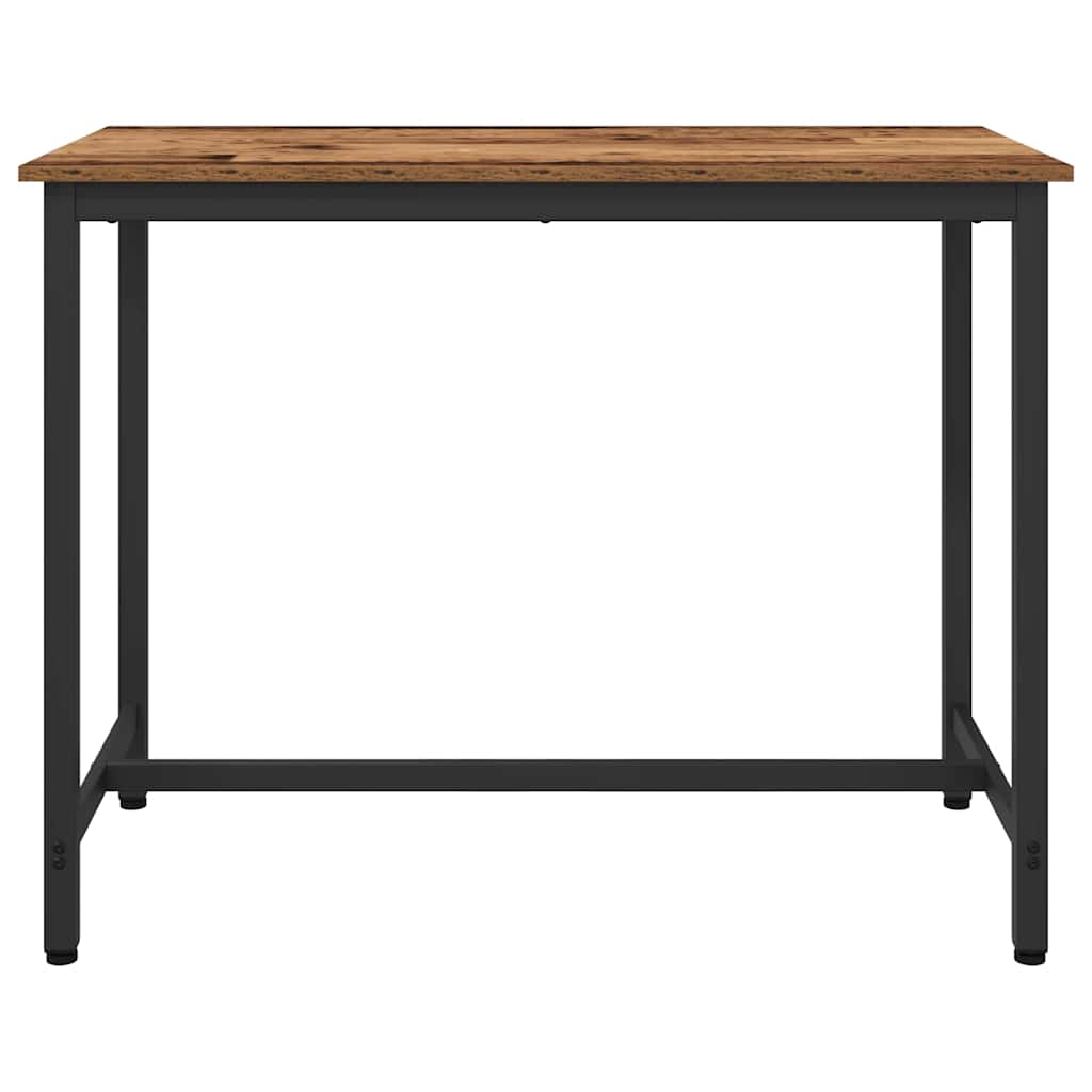 vidaXL Table Old Wood 100 x 50 x 76.5 cm Engineered Wood and Steel