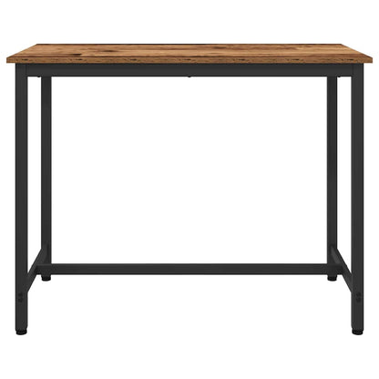 vidaXL Table Old Wood 100 x 50 x 76.5 cm Engineered Wood and Steel
