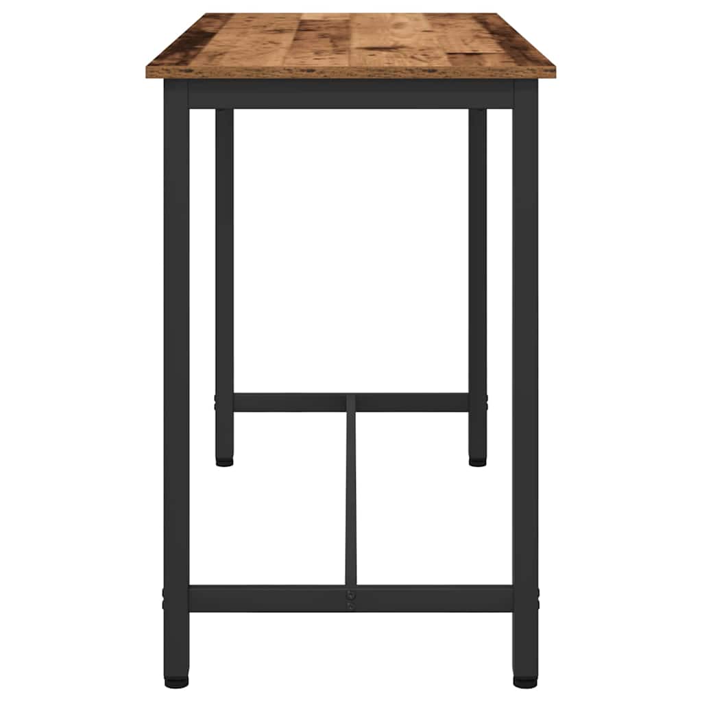 vidaXL Table Old Wood 100 x 50 x 76.5 cm Engineered Wood and Steel