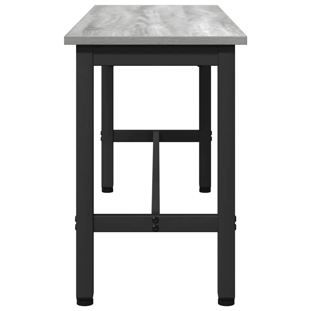 vidaXL Dining Bench Grey Sonoma 100 x 32.5 x 48.5 cm