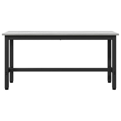vidaXL Dining Bench 2 pcs Grey Sonoma 100 x 32.5 x 48.5 cm