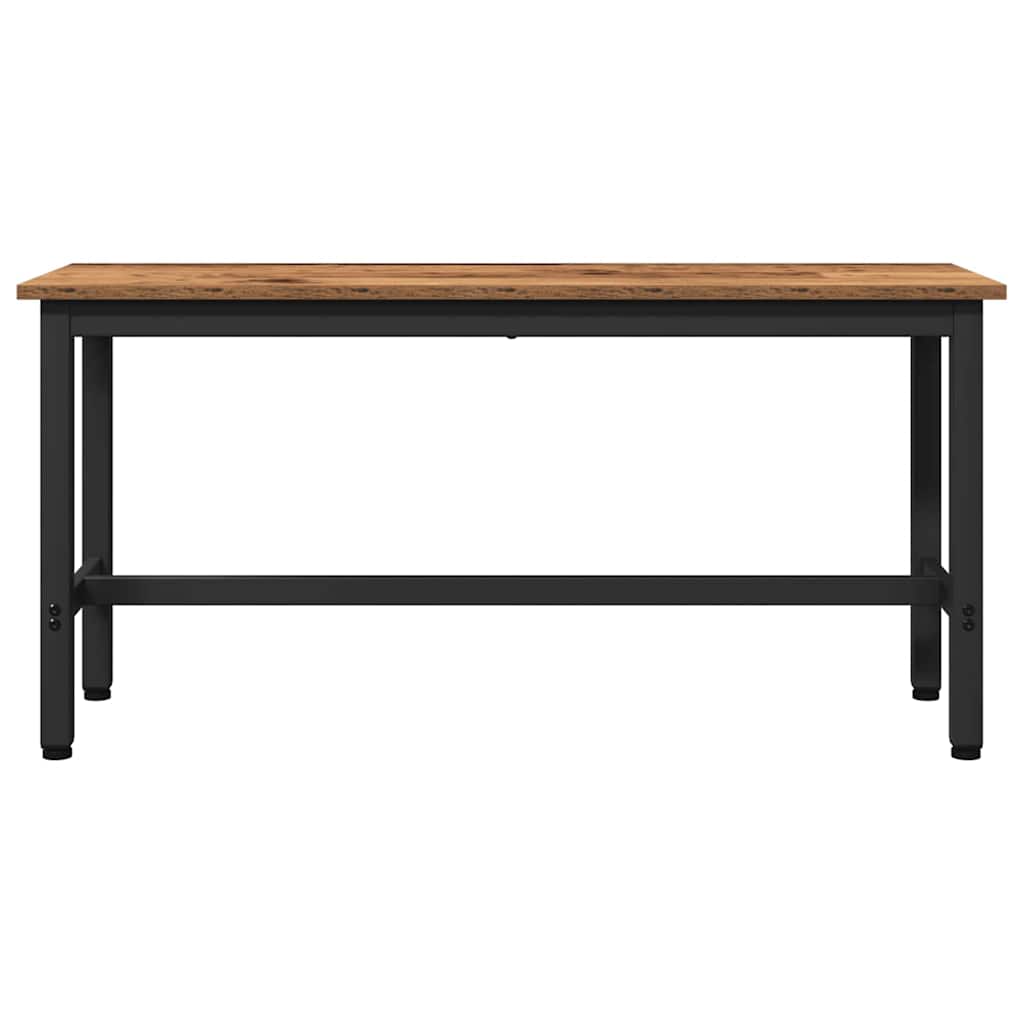 vidaXL Dining Bench Old Wood 100 x 32.5 x 48.5 cm