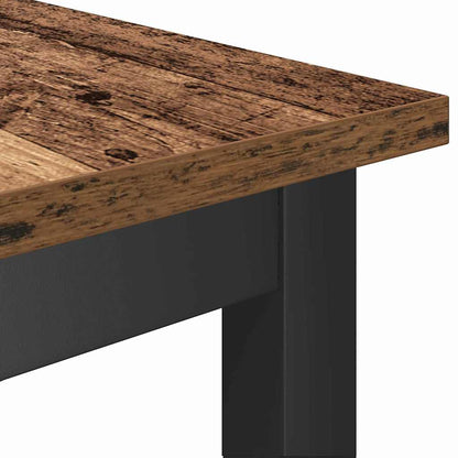vidaXL Dining Bench 2 pcs Old Wood 100 x 32.5 x 48.5 cm