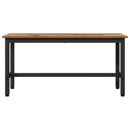 vidaXL Dining Bench 2 pcs Old Wood 100 x 32.5 x 48.5 cm