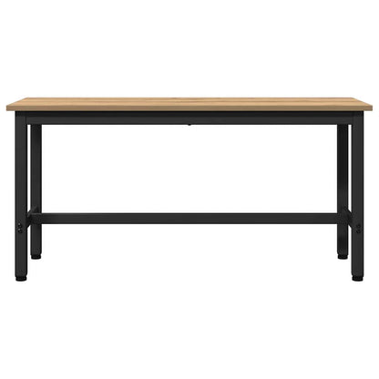 vidaXL Dining Bench Artisan Oak 100 x 32.5 x 48.5 cm