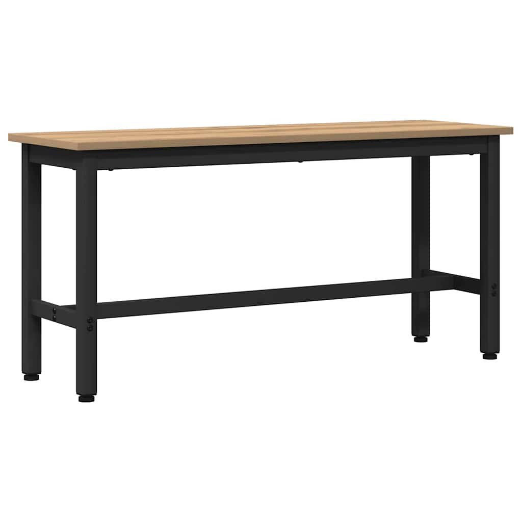 vidaXL Dining Bench 2 pcs Artisan Oak 100 x 32.5 x 48.5 cm