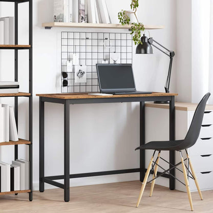 vidaXL Table Old Wood 80 x 50 x 76.5 cm Engineered Wood and Steel