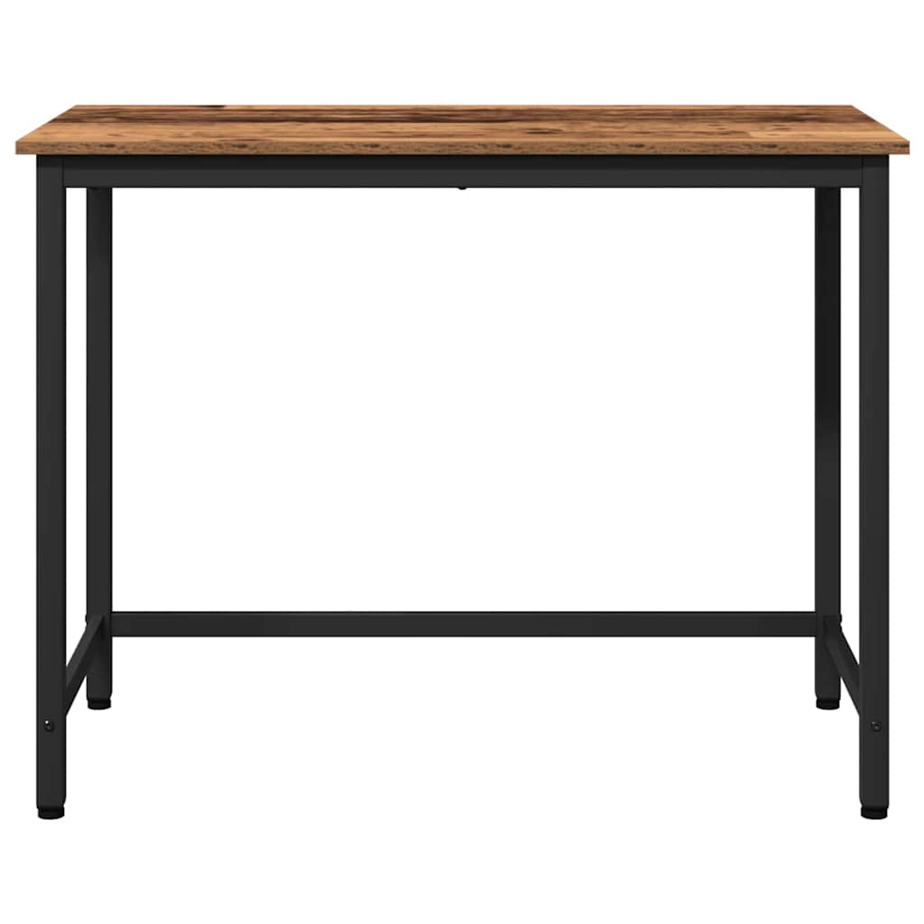 vidaXL Table Old Wood 80 x 50 x 76.5 cm Engineered Wood and Steel