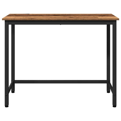 vidaXL Table Old Wood 80 x 50 x 76.5 cm Engineered Wood and Steel