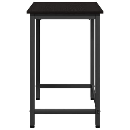 vidaXL Table Black Oak 100 x 50 x 76.5 cm Engineered Wood and Steel