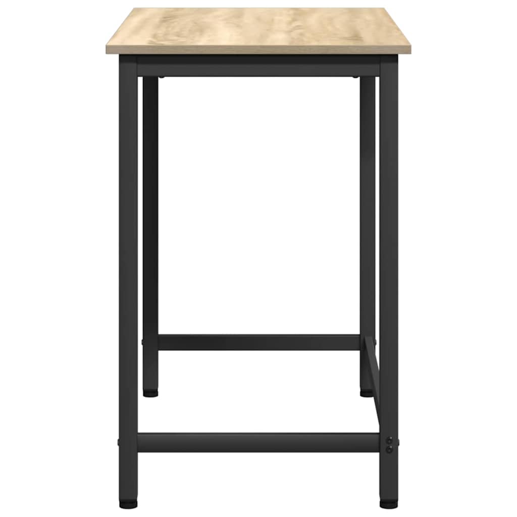 vidaXL Table Sonoma Oak 100 x 50 x 76.5 cm Engineered Wood and Steel
