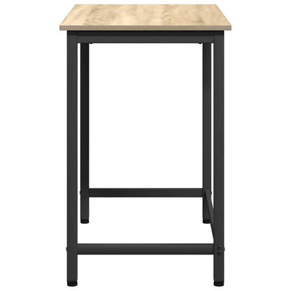 vidaXL Table Sonoma Oak 100 x 50 x 76.5 cm Engineered Wood and Steel