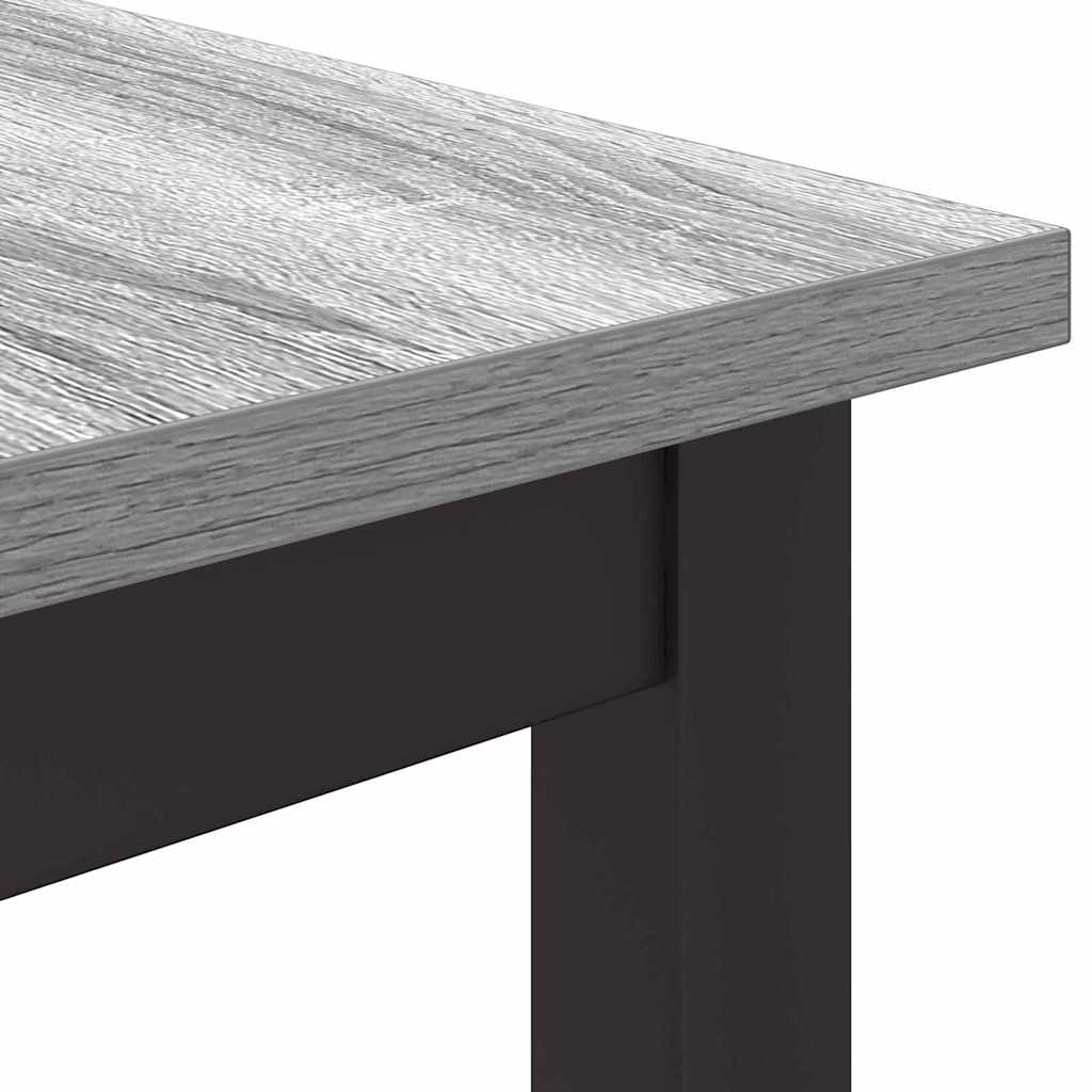vidaXL Table Grey Sonoma 100 x 50 x 76.5 cm Engineered Wood and Steel
