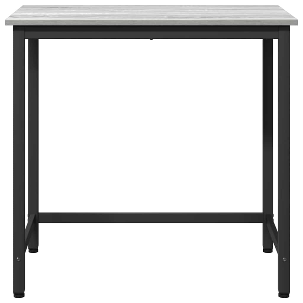 vidaXL Table Grey Sonoma 100 x 50 x 76.5 cm Engineered Wood and Steel