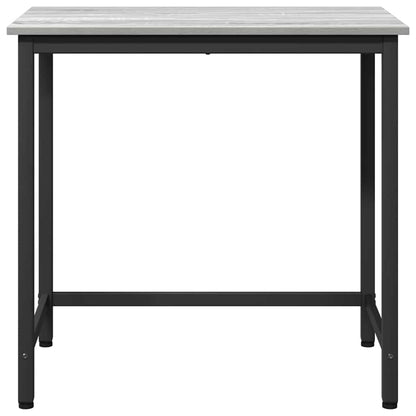 vidaXL Table Grey Sonoma 100 x 50 x 76.5 cm Engineered Wood and Steel