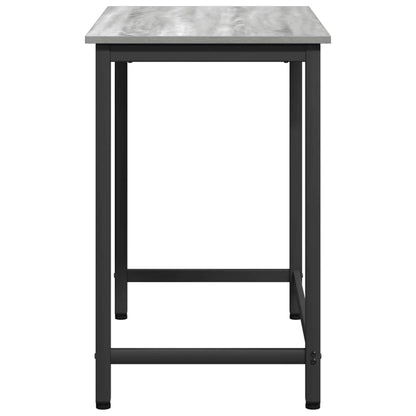 vidaXL Table Grey Sonoma 100 x 50 x 76.5 cm Engineered Wood and Steel