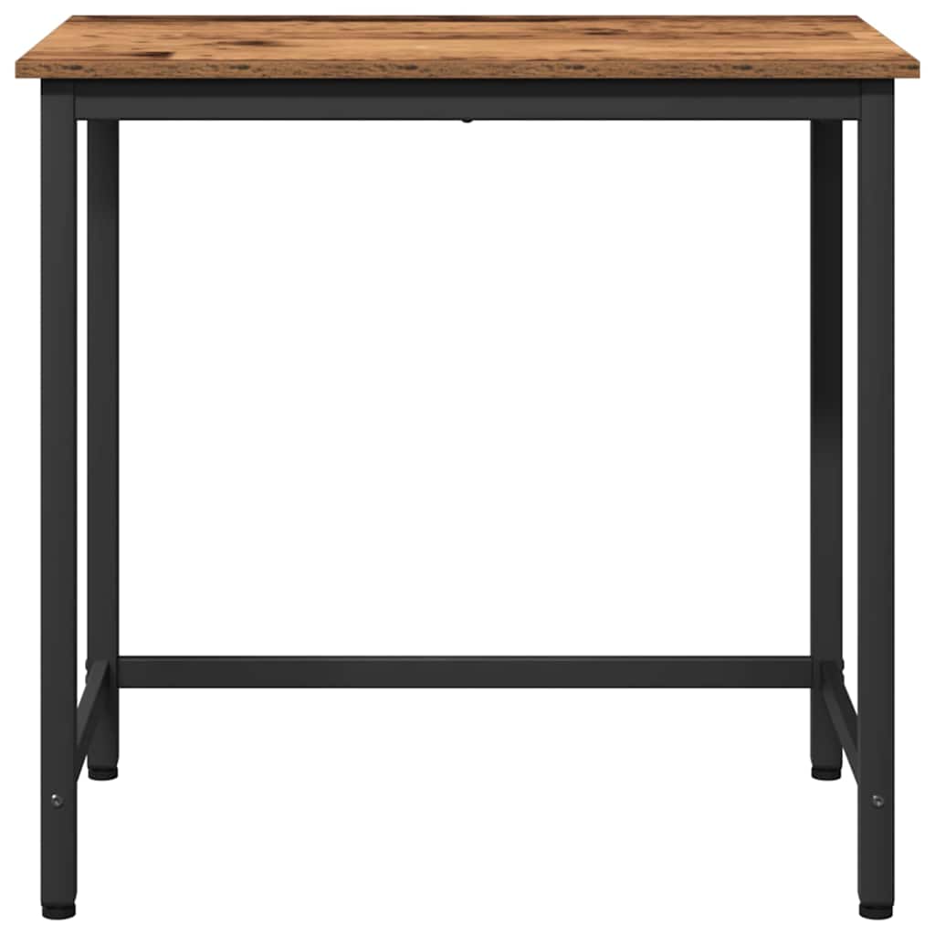 vidaXL Table Old Wood 100 x 50 x 76.5 cm Engineered Wood and Steel