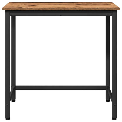 vidaXL Table Old Wood 100 x 50 x 76.5 cm Engineered Wood and Steel