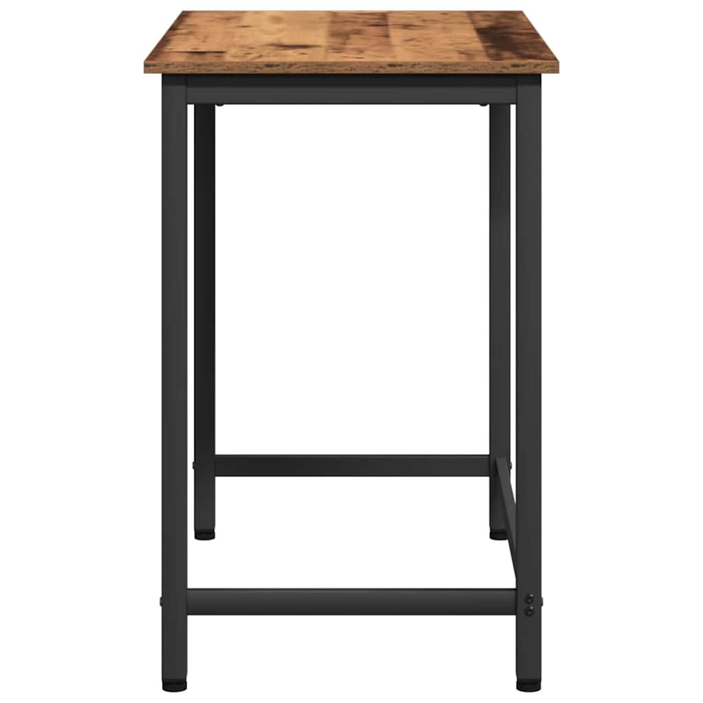 vidaXL Table Old Wood 100 x 50 x 76.5 cm Engineered Wood and Steel