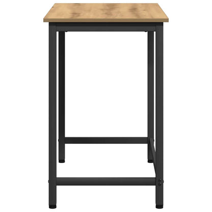 vidaXL Table Artisan Oak 100 x 50 x 76.5 cm Engineered Wood and Steel