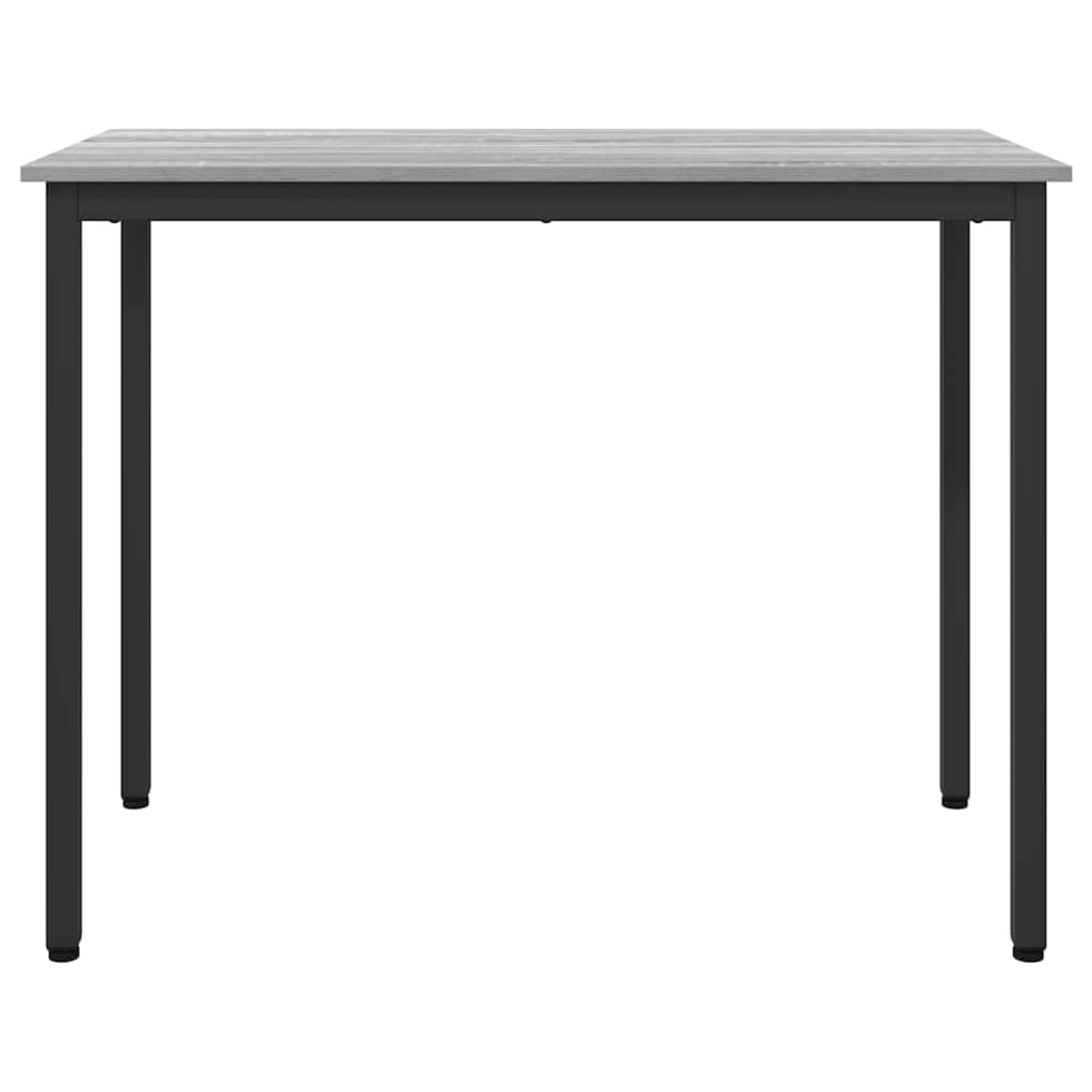 vidaXL Table Grey Sonoma 100 x 50 x 76.5 cm Engineered Wood and Steel